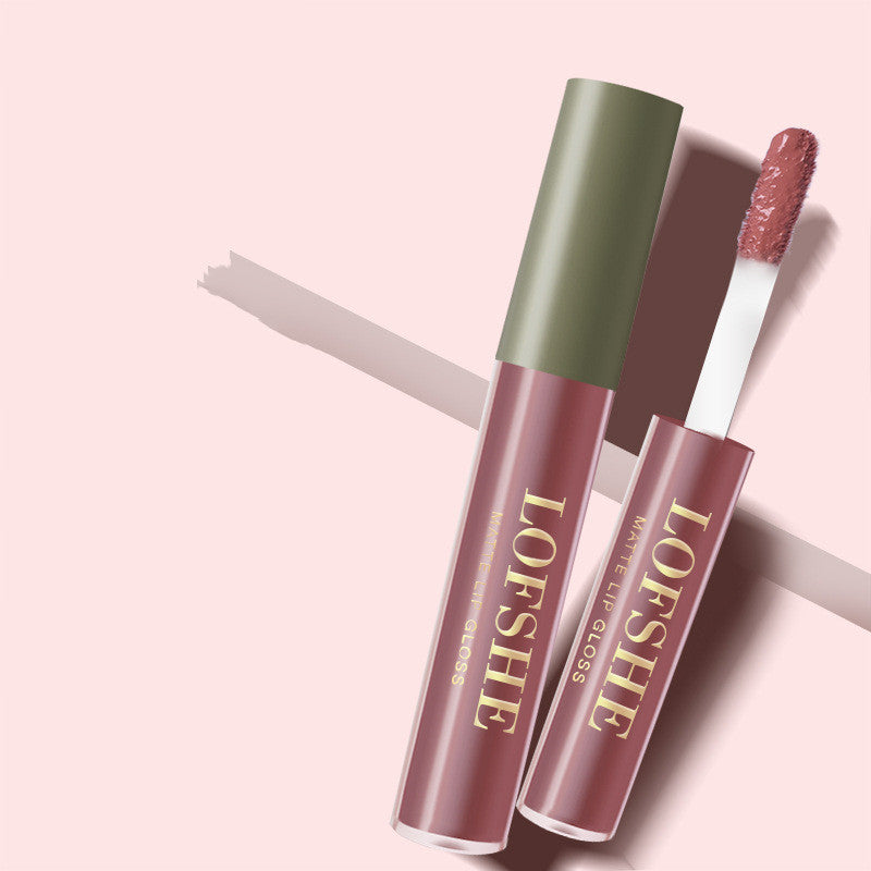 6 Colors Nonstick Cup Earth Matte Lipstick Lipstick Glaze 6 Colors Nonstick Cup Earth Matte Lipstick Lipstick Glaze